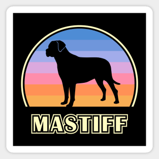 Mastiff Vintage Sunset Dog Sticker